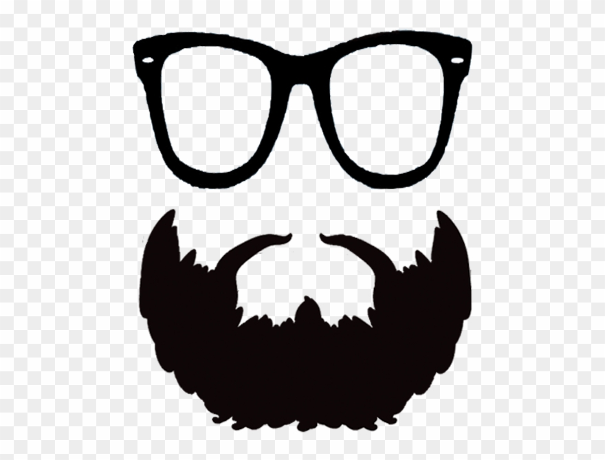 Icon - Mustache Silhouette Clipart