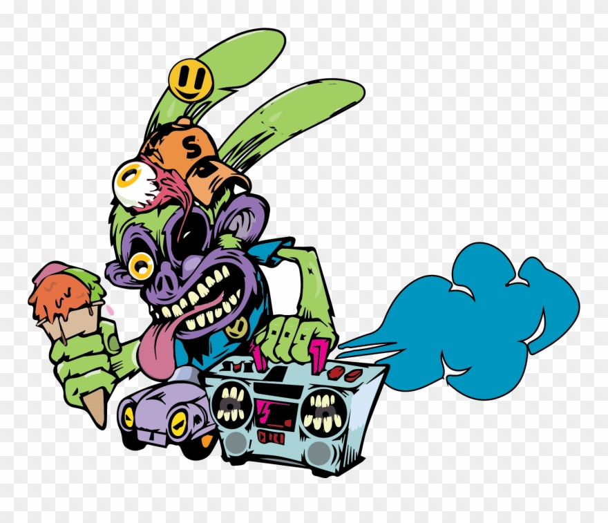 Punk Monkey - Cartoon Clipart