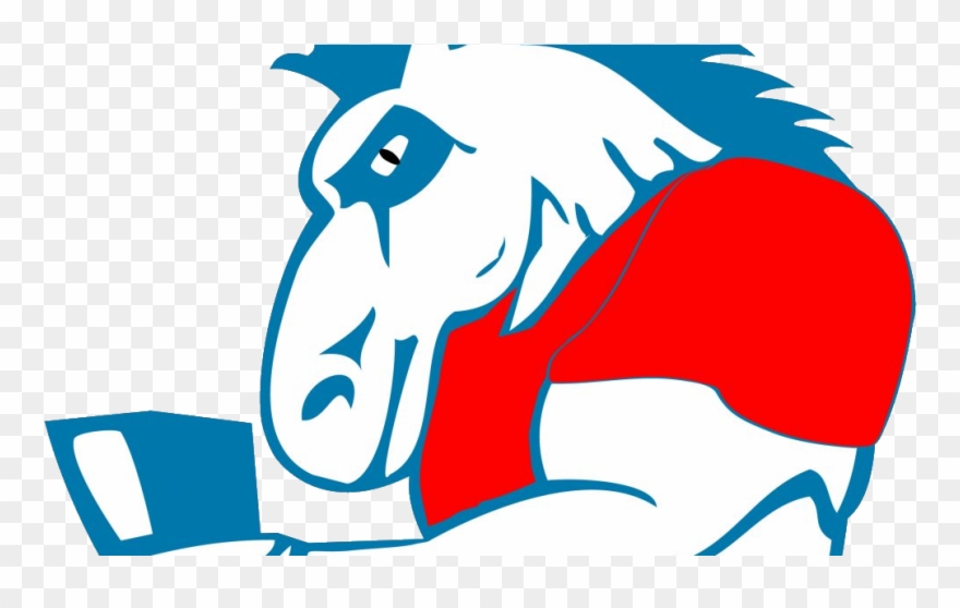 Burro Flexing Clipart