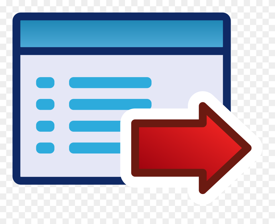 Menu Window Internet - Menu Web Png Clipart