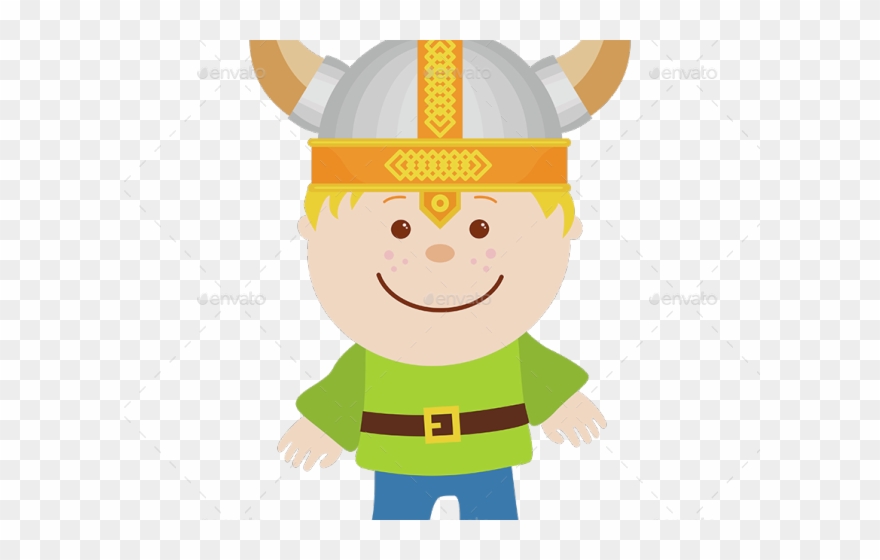 Viking Clipart Viking Boy - Cartoon - Png Download