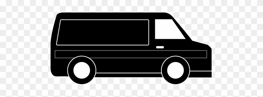 Track - Van - Vehicle Illustration - Free - Compact Van Clipart