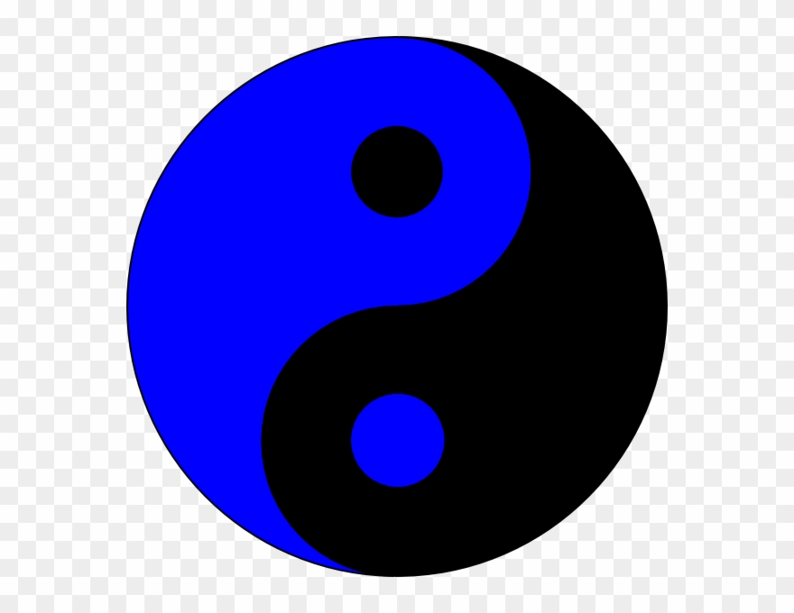 How To Set Use Blue Ying Yang Svg Vector Clipart