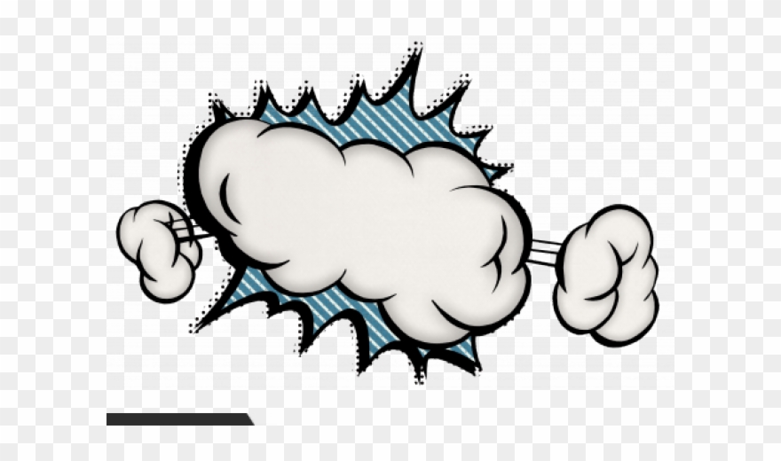 Smoke Clipart Blast - Cartoon - Png Download