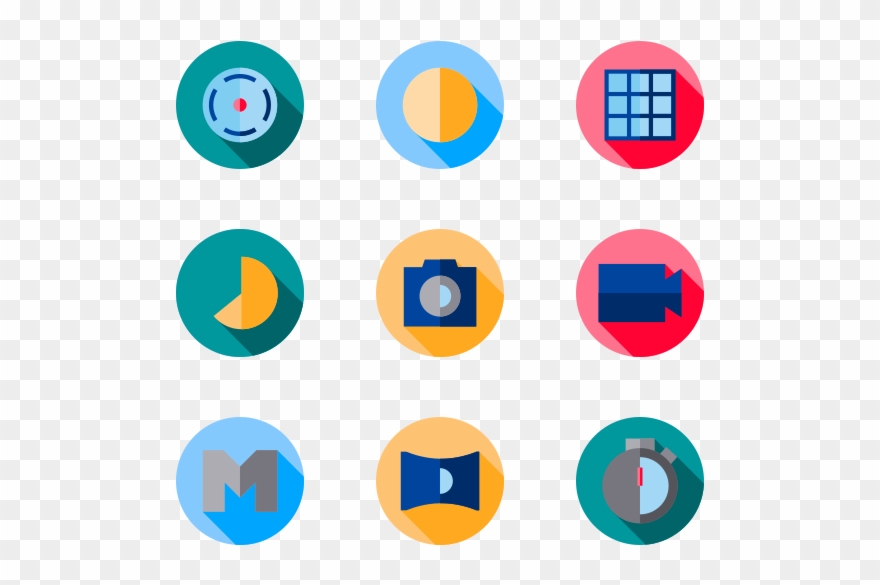 Camera Interface - Circle Clipart
