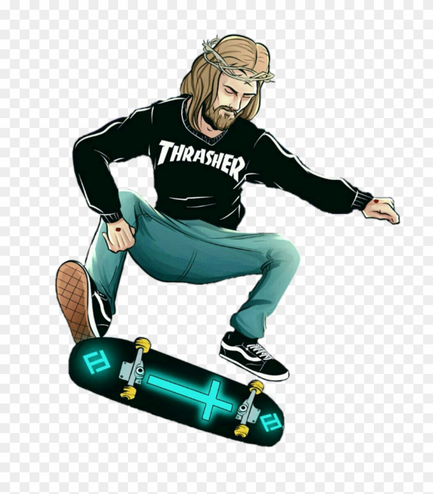 Jesus Thrasher Clipart