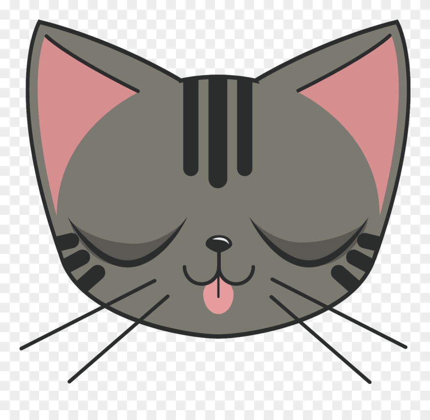 Cat Yawns Clipart