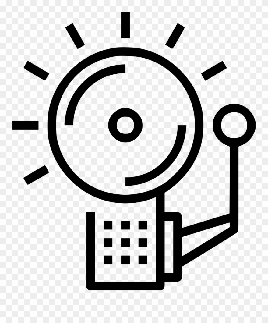 Intruder Alarm Comments - Icon Clipart