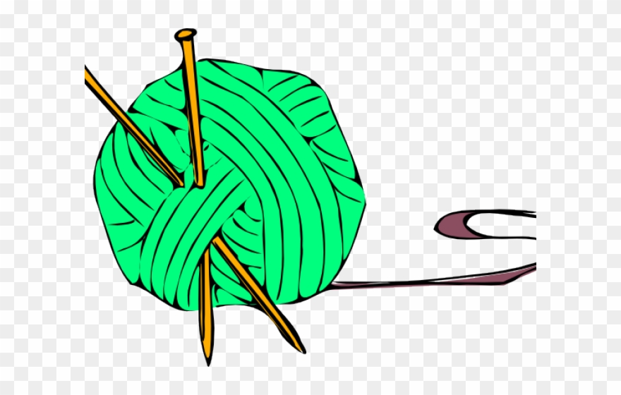 Mint Clipart Candy Ball - Knitting Clip Art - Png Download