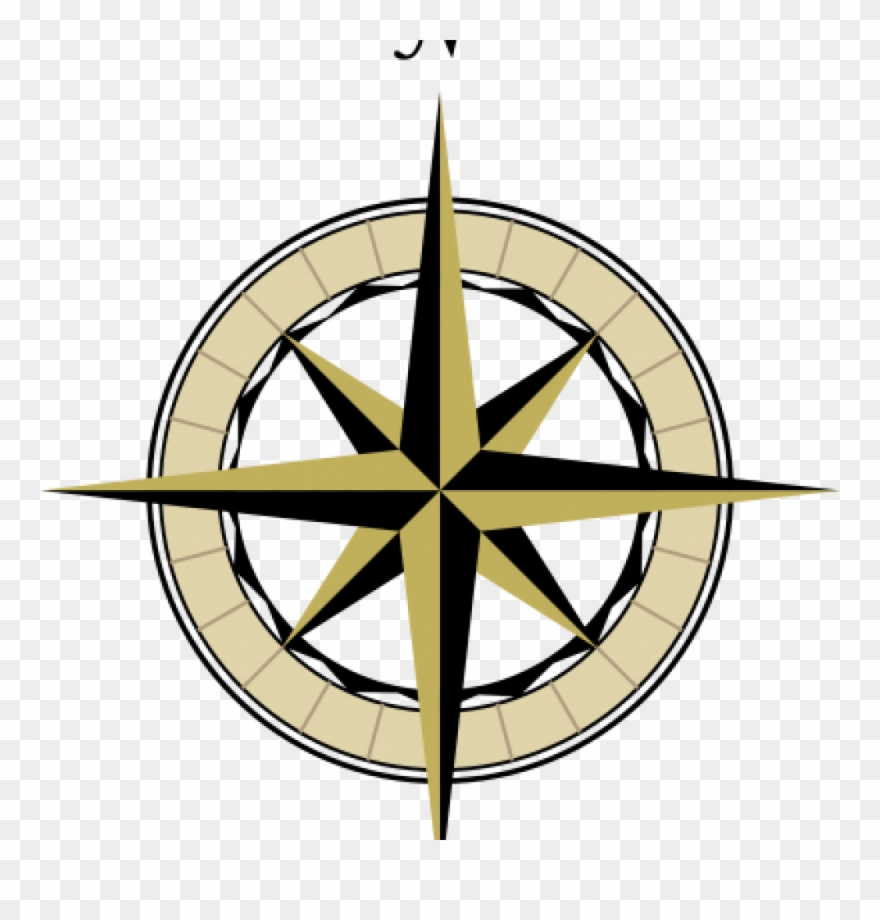 Compass Clipart Free Compass Clipart At Getdrawings - Pirate Treasure Map Compass - Png Download