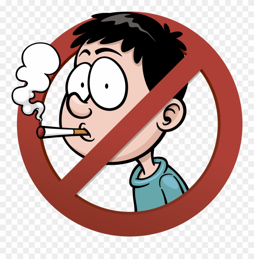 Clipart Mouth Chewing Gum - Clip Art No Smoking - Png Download