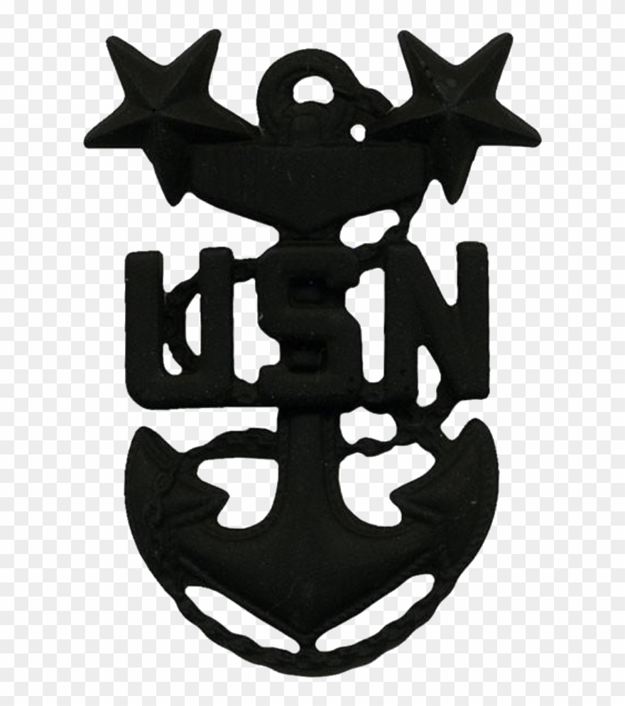 Cap Device Of A United States Navy Master Chief Petty - Chief Petty Officer Clipart