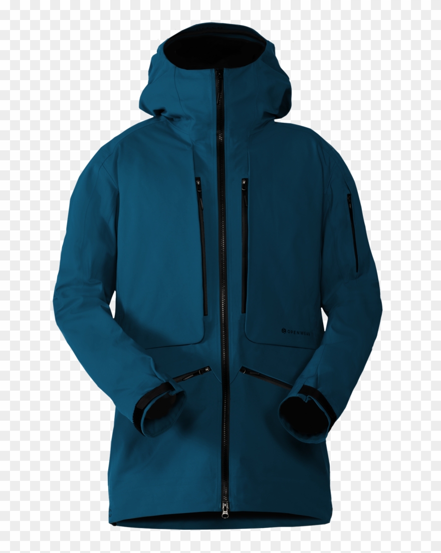 Blue Jacket Transparent Images - Hoodie Clipart