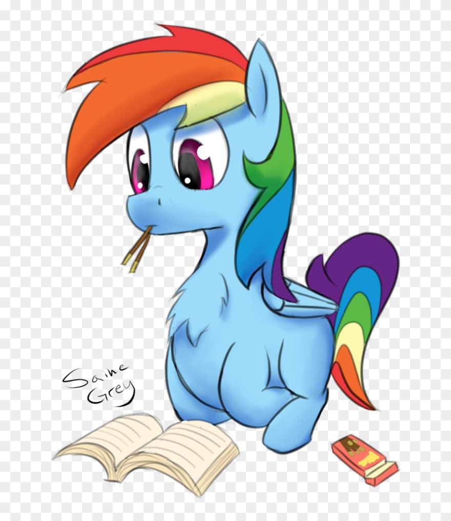 Saine Grey, Book, Pocky, Rainbow Dash, Reading, Safe, - Cartoon Clipart