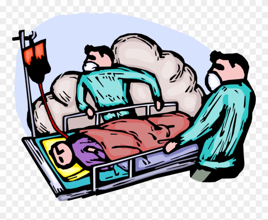 Vector Illustration Of Emergency Rescue Paramedics Clipart