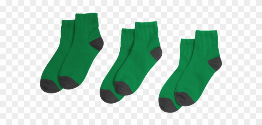 Kids Quarter Sock - Sock Clipart