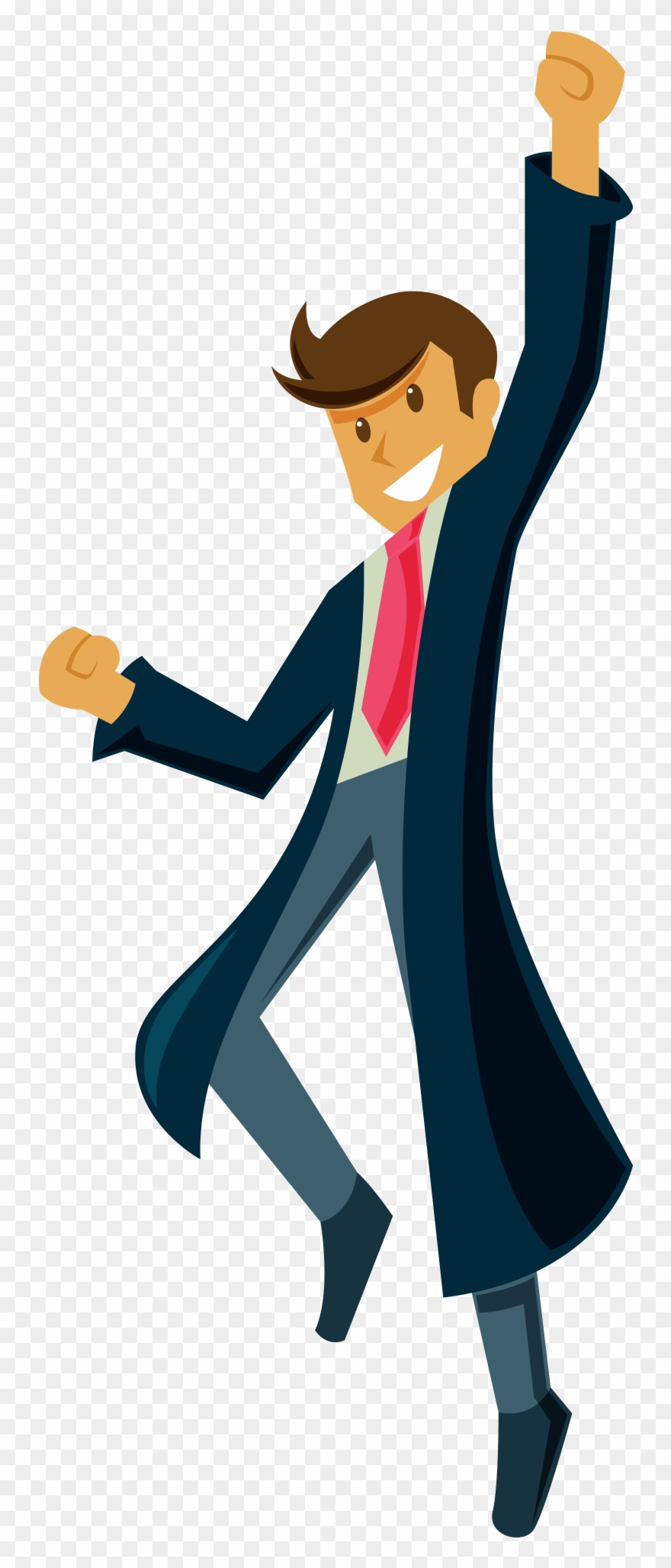 Clipart Royalty Free Download Happy Jumping Transprent - Jumping Graduate Clipart Png Transparent Png