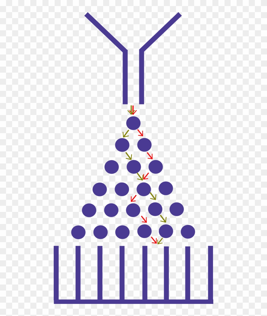 Multipath In Bean Machine - Christmas Classroom Wall Decorations Clipart