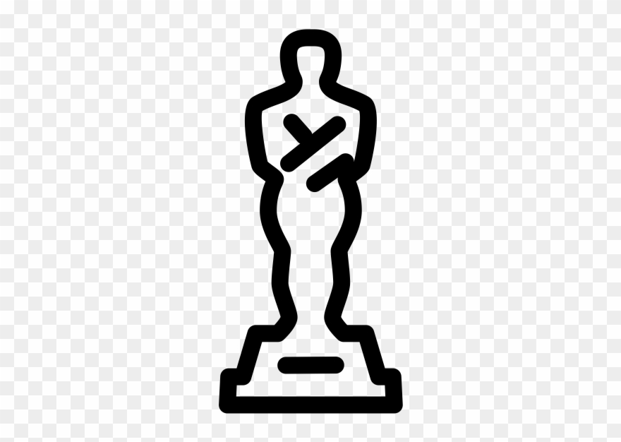 Trophy Rubber Stamp - Silhouette Clipart