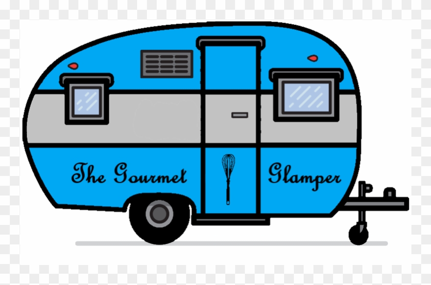 Contact - Vintage Camper Clip Art - Png Download