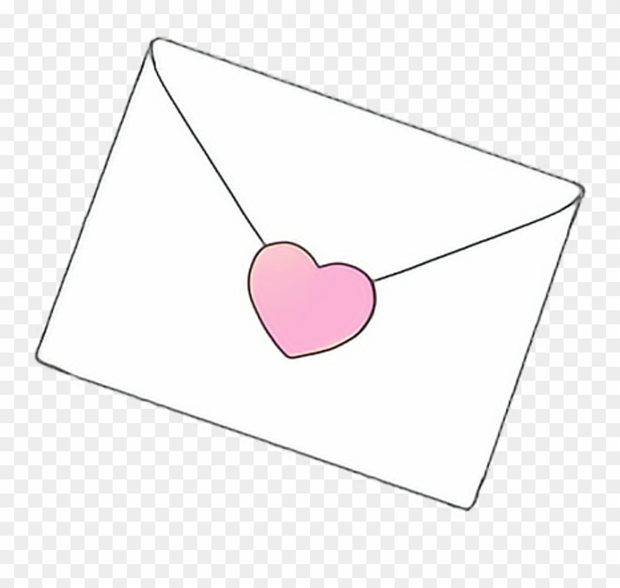 Love Letter Loveletter Envelope Animation Cute Kawaii - Heart Clipart