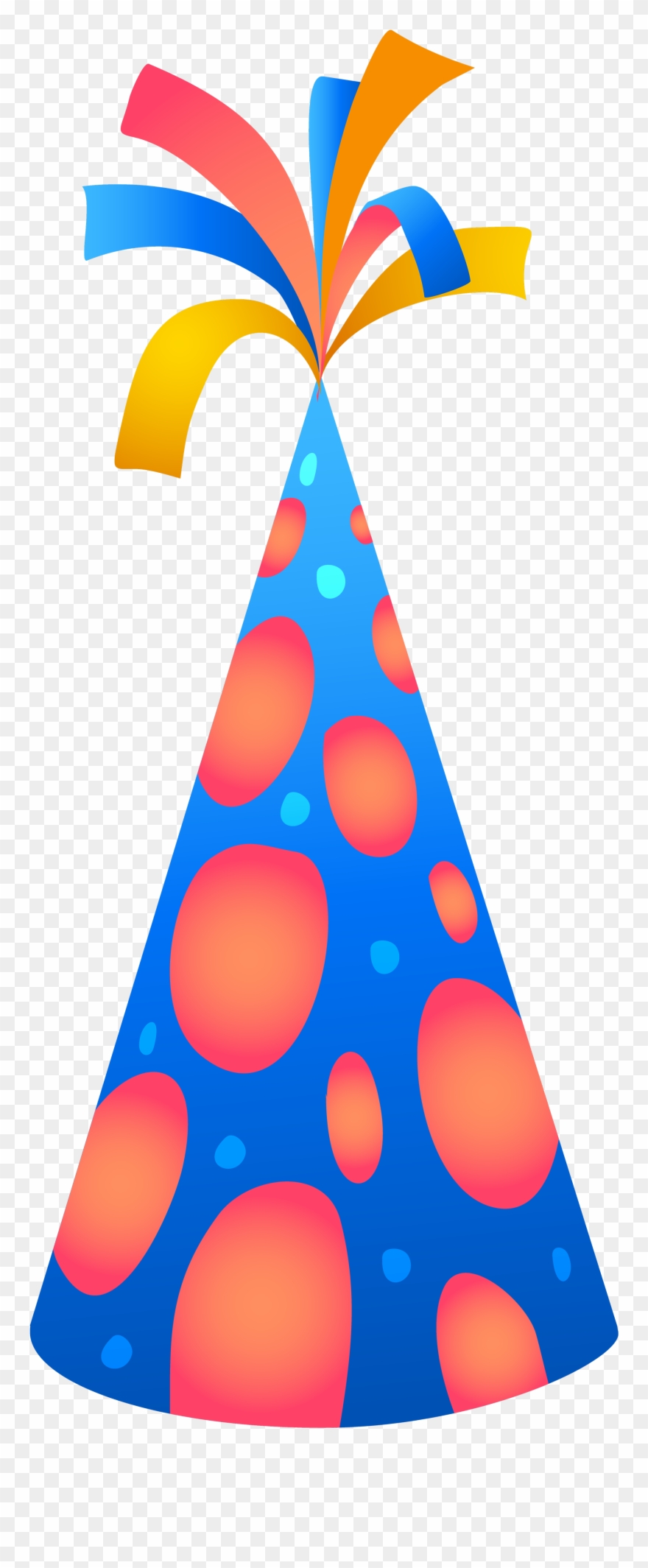 Birthday Party Hat Png Picture Free Stock - Png Transparent Party Hat Clipart