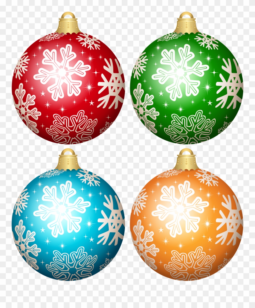Christmas Ornament Sets Clipart - Png Download