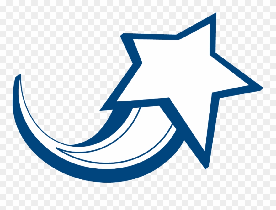 Shooting Star Logo - Blue Shooting Star Png Clipart