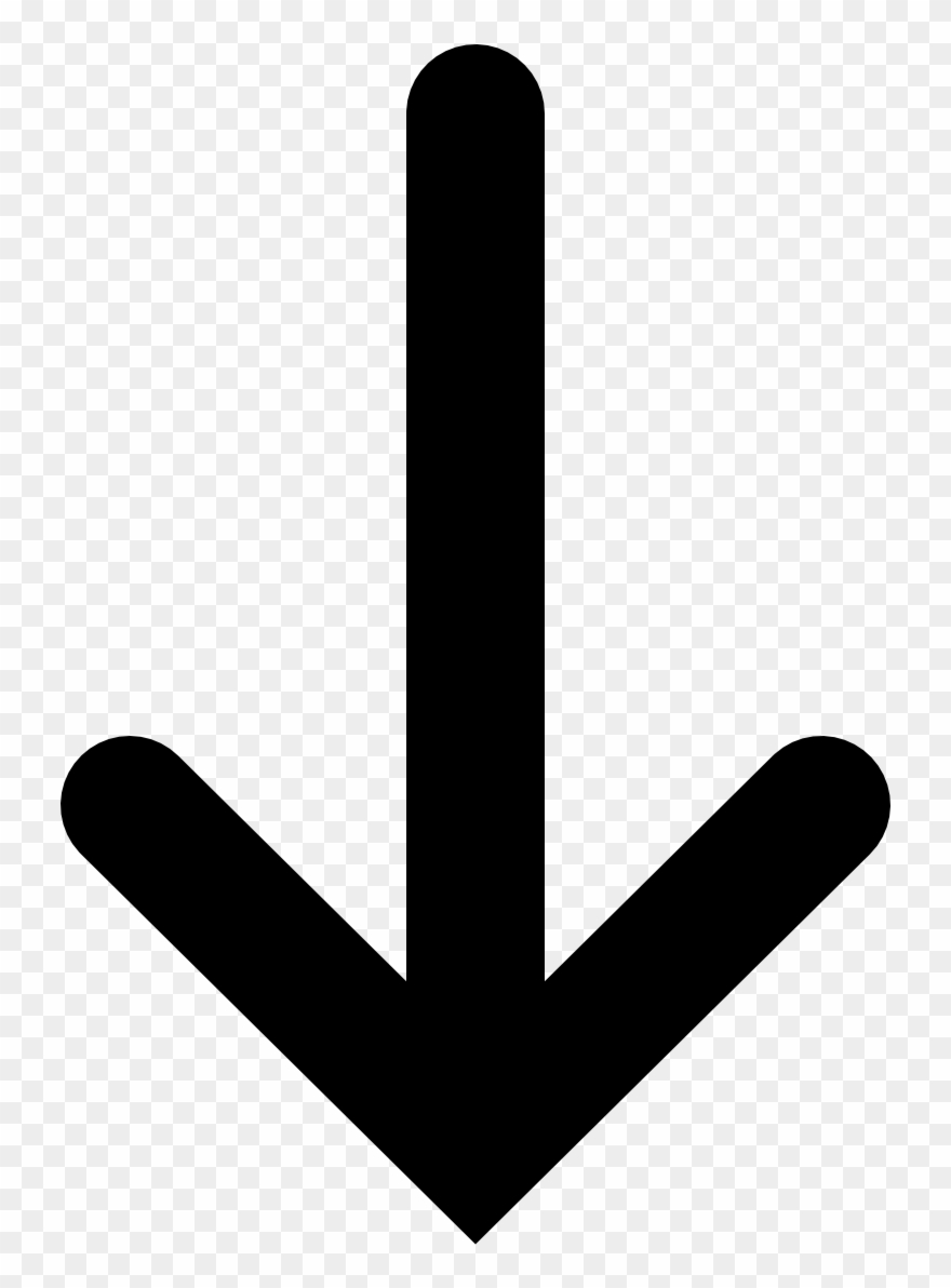Clipart Arrow Man - Down Arrow Transparent - Png Download