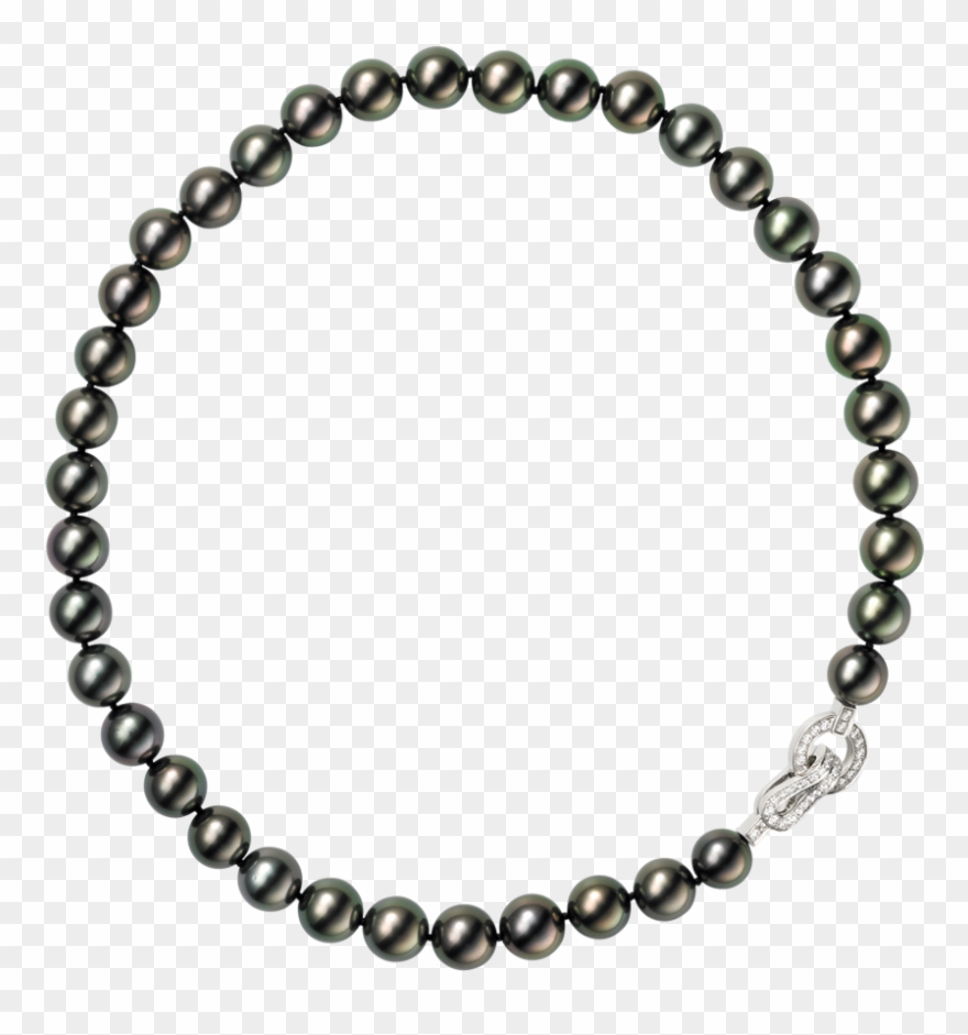 Pearls Clipart Silhouette - Pearl Necklace Clip Art - Png Download