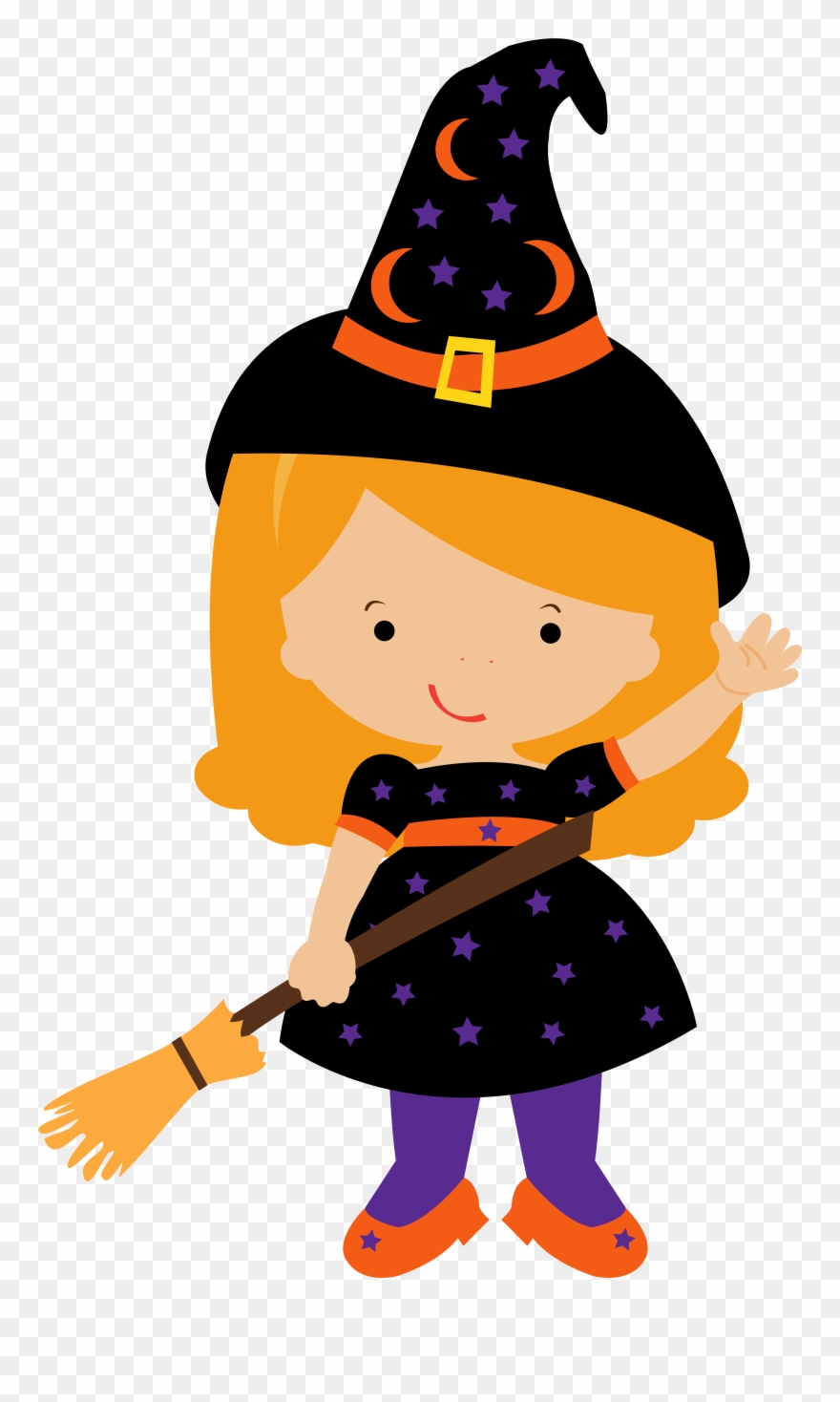 Free Halloween Witch Clipart 13 Clip Art - Transparent Background Witch Clipart - Png Download