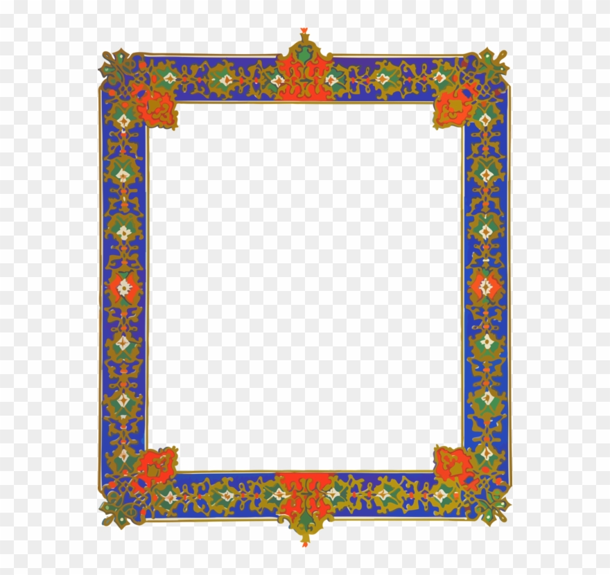 Picture Frames Ornament Computer Icons Line Art - Spanish Frame Png Clipart