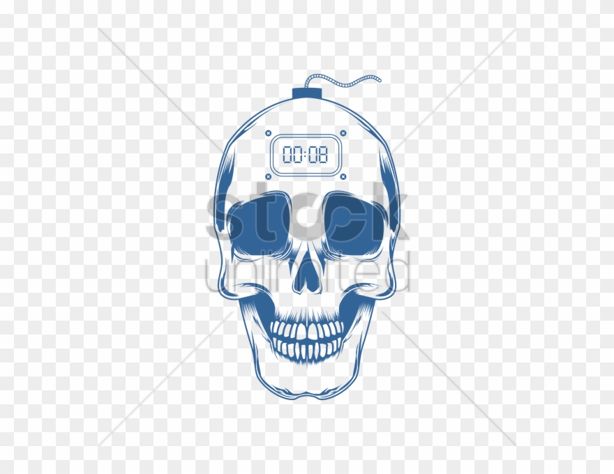 Download Skull Drawing With Horns Clipart Skull Clip - Vector Graphics - Png Download