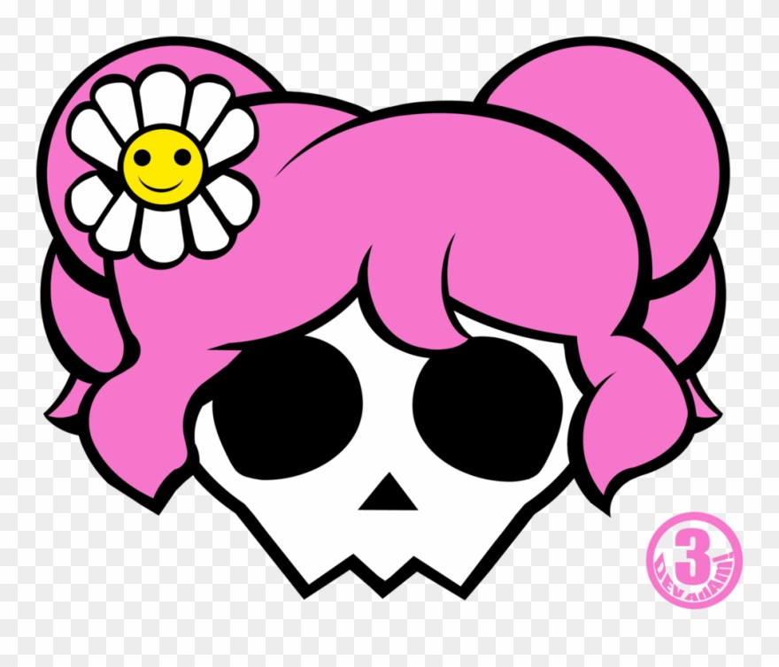 Cute Crossbones Cliparts - Skull - Png Download