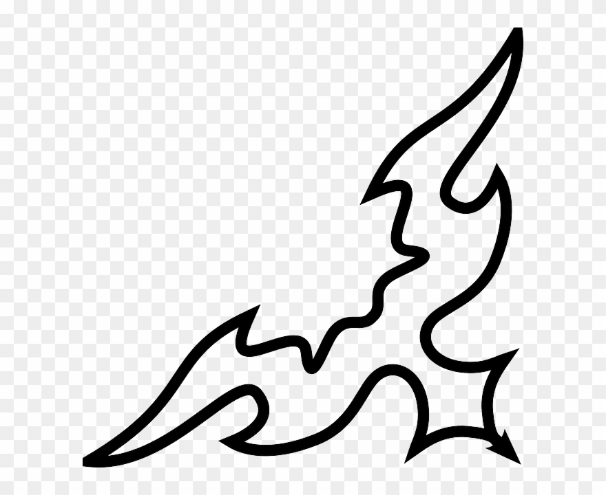 Download Tribal Borders Clipart Ornament Clip Art Leaf - Tribal Corner Designs - Png Download