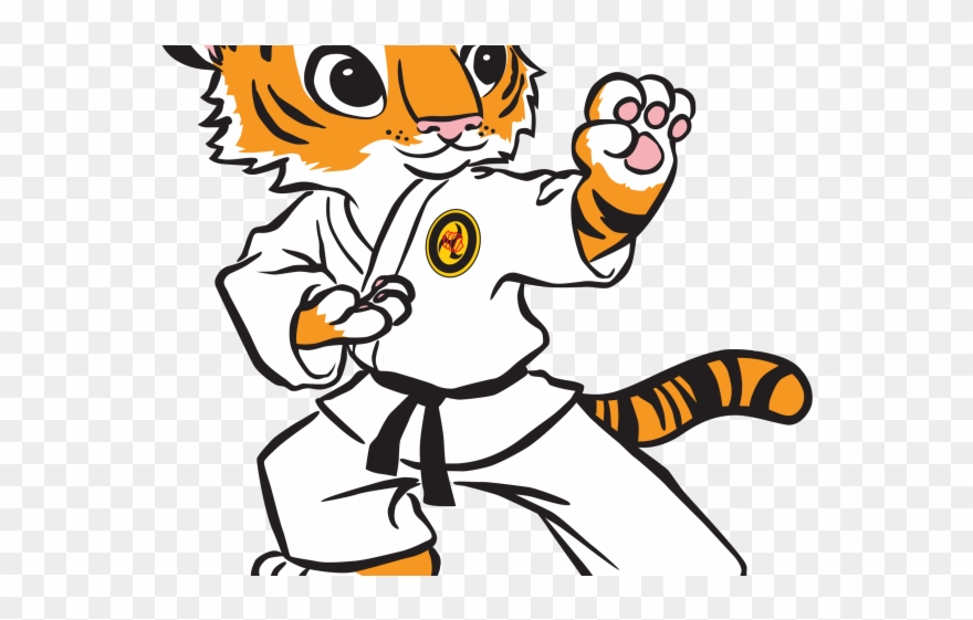 Karate Clipart Little Girl - Karate Cartoon Png Transparent Png