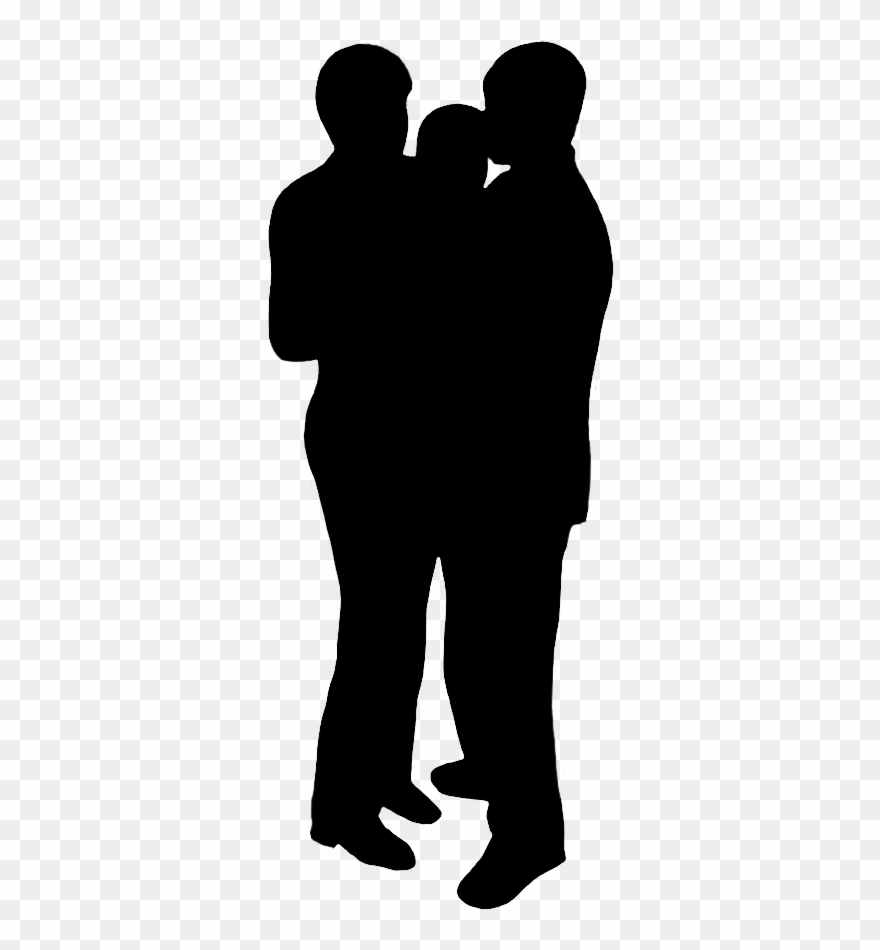 Football Boy Silhouette Clipart - Parent And Baby Silhouette - Png Download