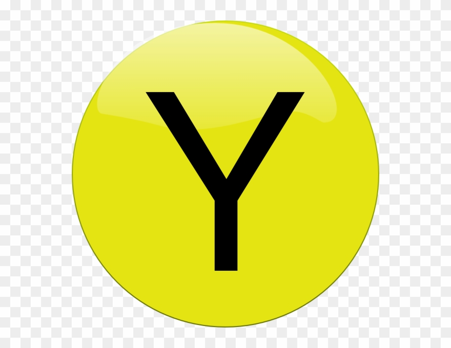 Yellow Button Clip Svg Clip Arts 600 X 600 Px - Png Download