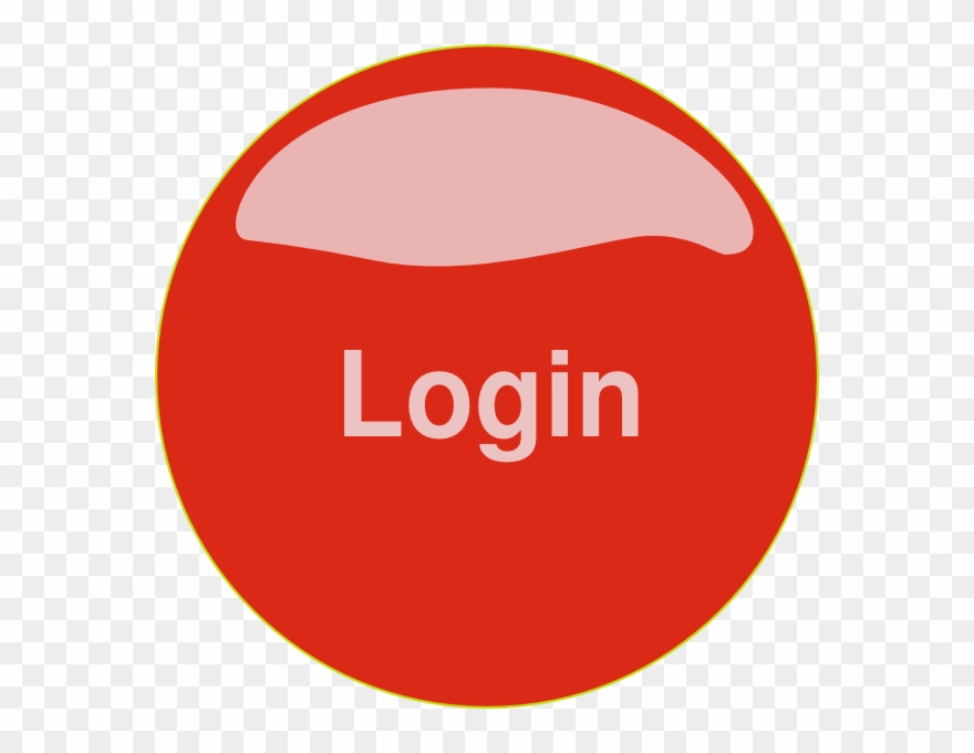 Login Button Clip Art - Red Login Button - Png Download