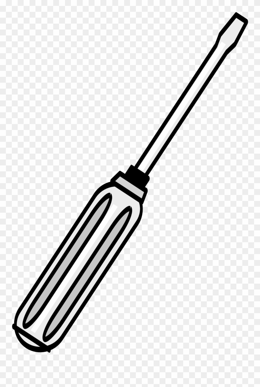 Drawing Of Screw Driver Clipart Screwdriver Drawing - Clipart Screwdriver - Png Download