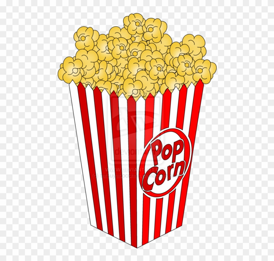Corn Clipart Snack - Popcorn Clipart Png Transparent Png