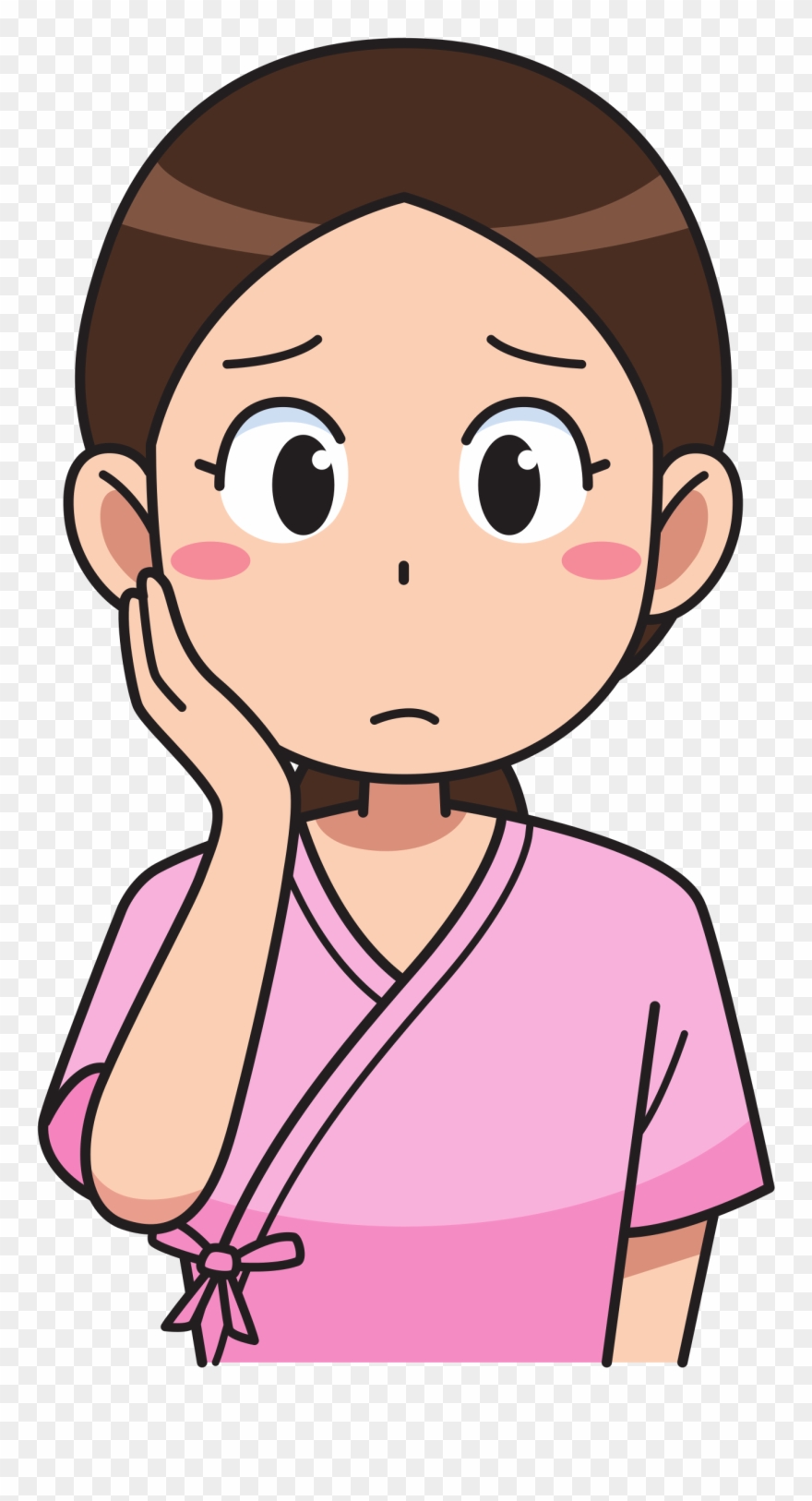 Interview Clipart Doctor Interview - Sad Patient Clipart - Png Download