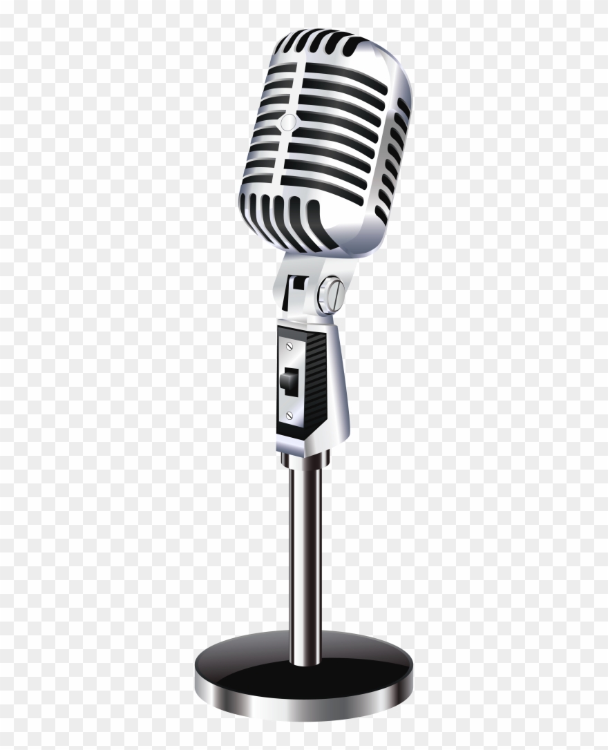 Clip Art Microphone - Retro Microphone Png Transparent Png