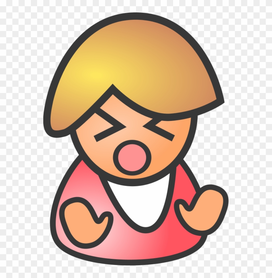 Crying Face Clipart - Business Woman Clipart - Png Download