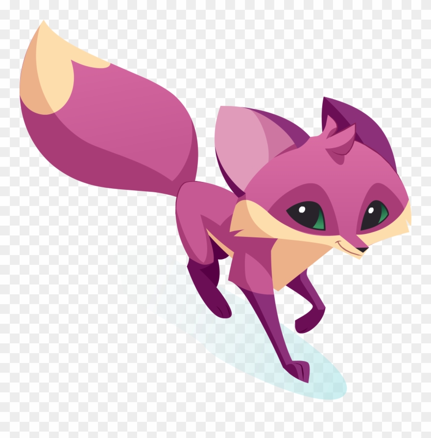 Pink Fox Cliparts - Animal Jam Loading Screens - Png Download