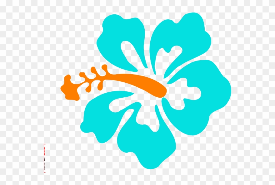 This Free Clipart Png Design Of Aqua Hibiscus Transparent Png