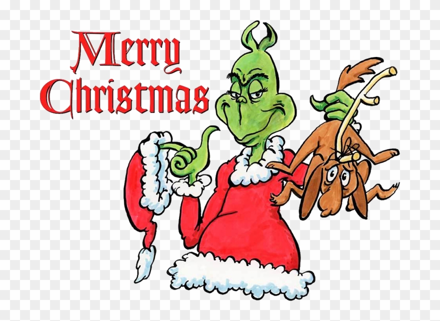 A Gimp Chat Christmas - Merry Christmas Grinch Clipart - Png Download