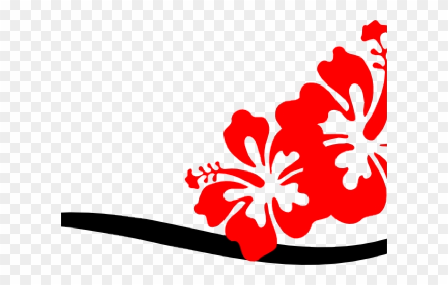 Hibiscus Clipart Divider - Hibiscus Clip Art - Png Download