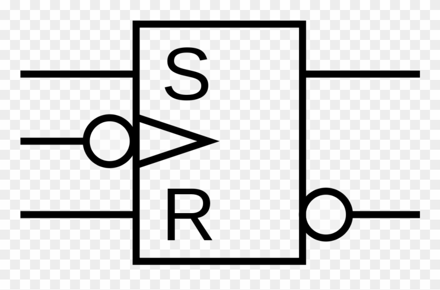 Positive Edge Triggered Rs Flip Flop Clipart