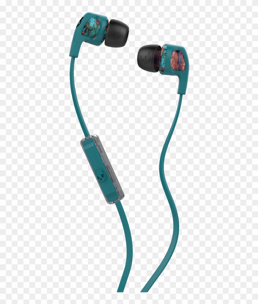 Skullcandy Smokin Buds 2 Floral/granny W/mic - Skull Candy Wired Earphones Clipart